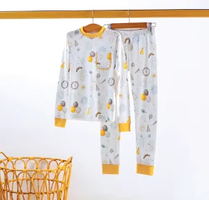 Nola Tawk Long Sleeve Organic Cotton PJ Set - New Year’s Eve