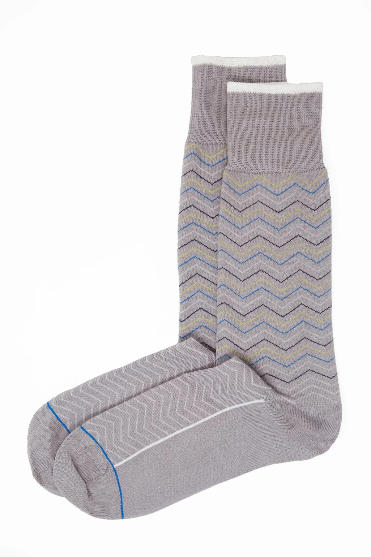 Oblique Men's Socks - Grey