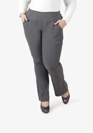 Peggy FLEXI Boot-Cut Pants - Grey