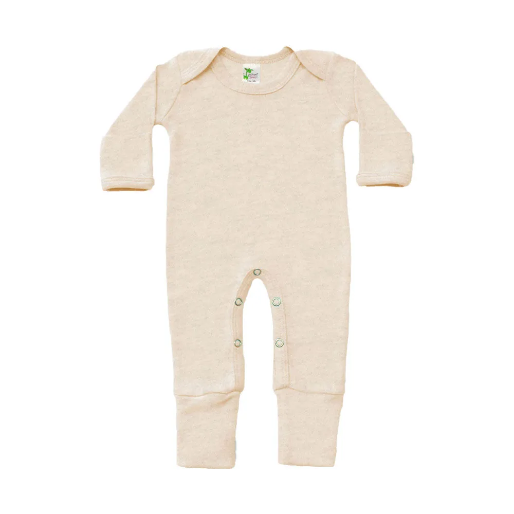 Personalized Baby Leighton Footed Pajamas with Fold Over Mittens