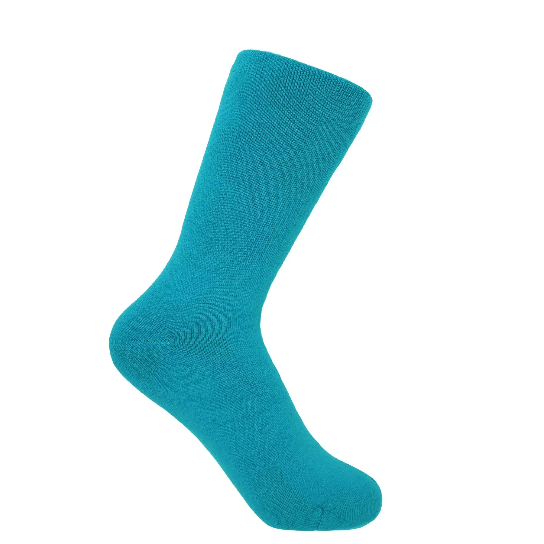 Plain Women's Bed Socks - Aqua