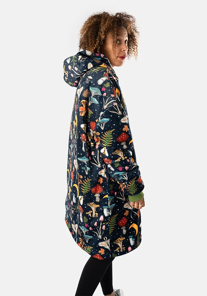 Popsy Pop-On Oversize Woodland Print Hoodie