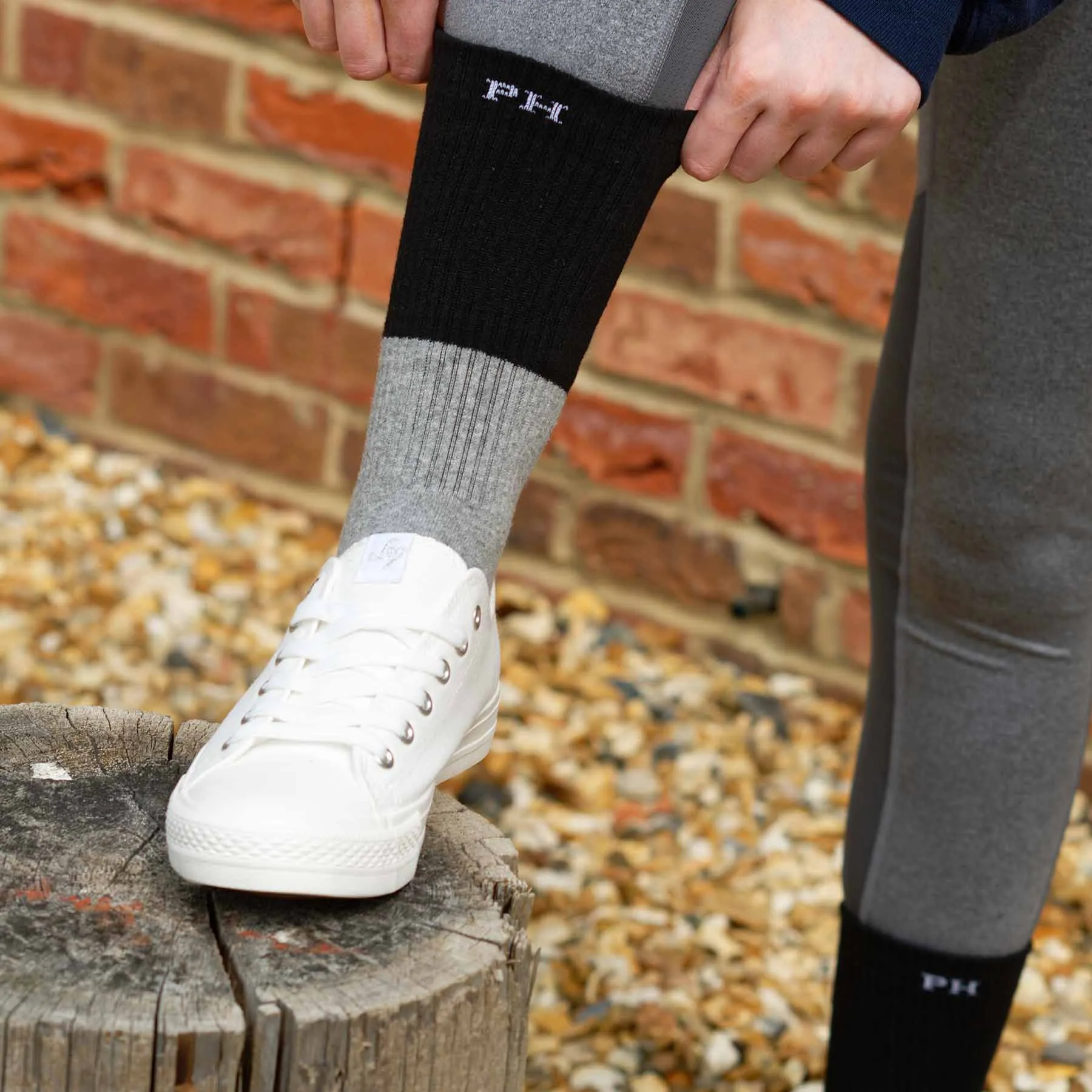 Recycled Women's Sport Socks - Black