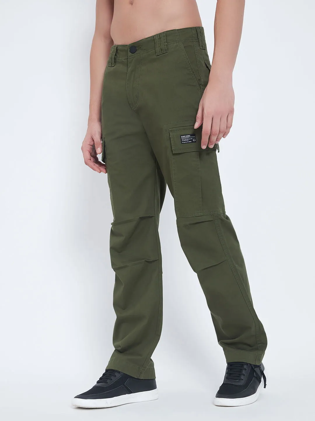 SAINTJONES-NEW BAGGY CARGO GREEN