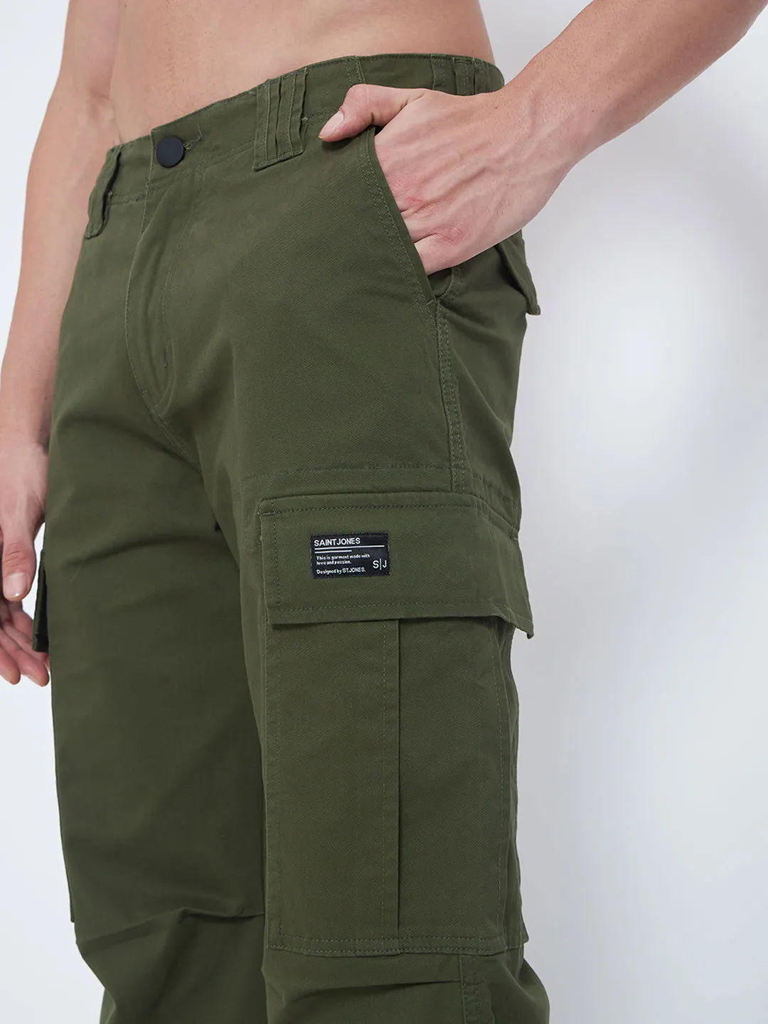 SAINTJONES-NEW BAGGY CARGO GREEN