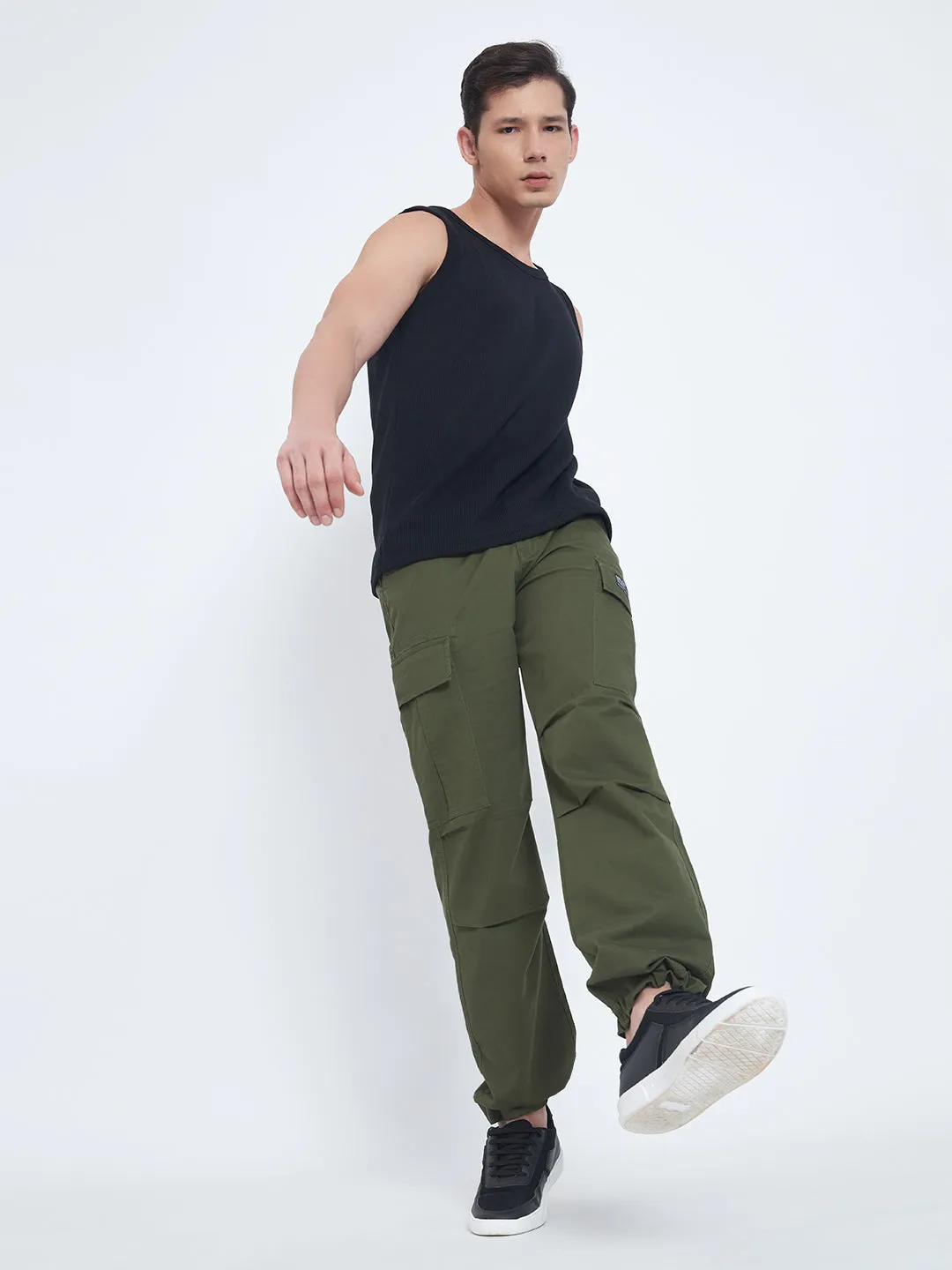 SAINTJONES-NEW BAGGY CARGO GREEN