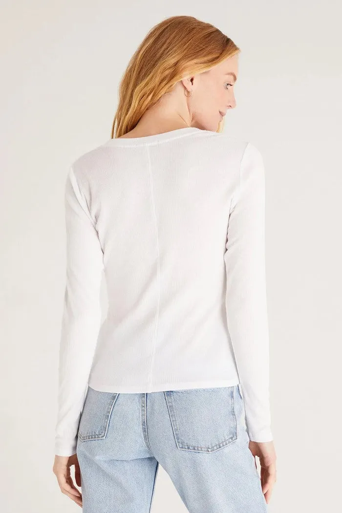 Sirena Rib Long Sleeve Tee