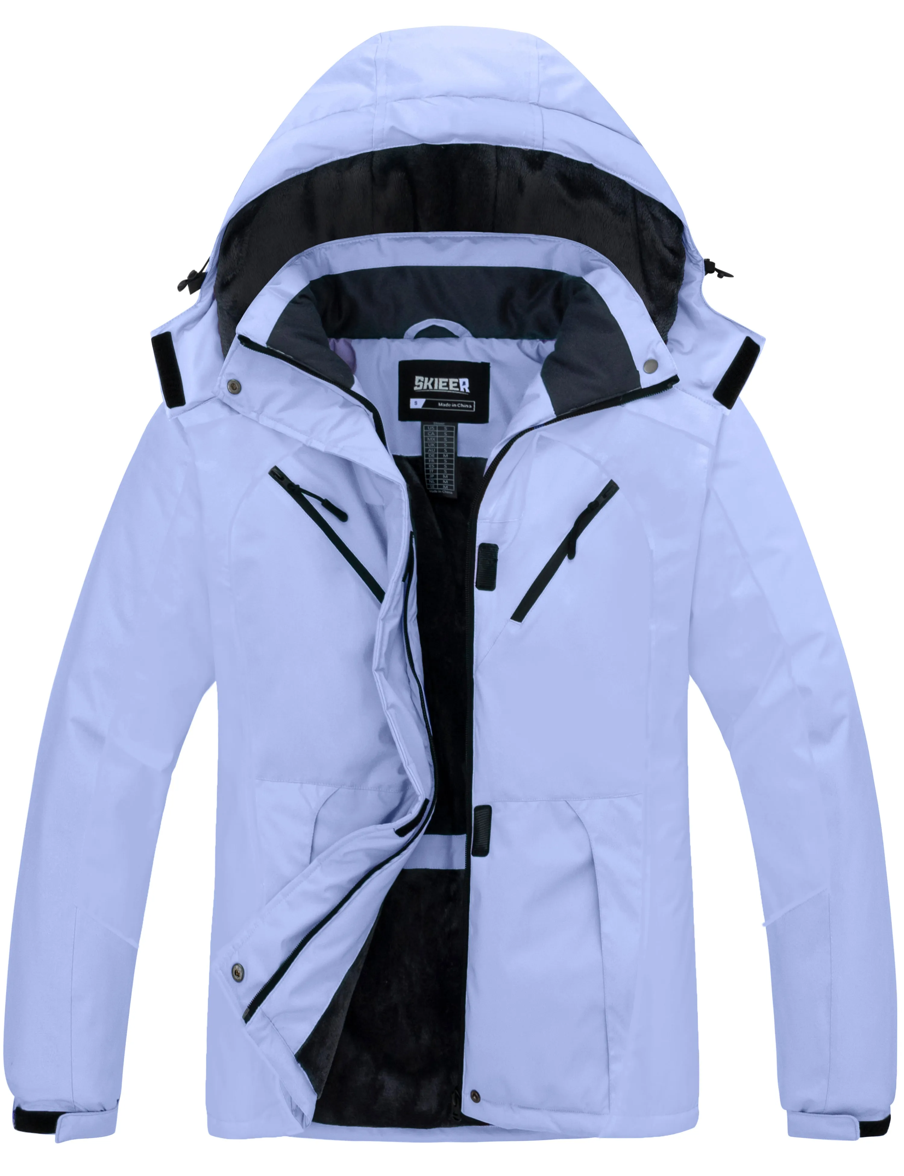 Skieer Women's Ski Jacket Waterproof jacket Warm Winter Coat