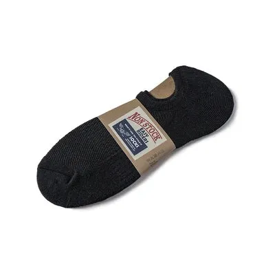 Thick Low Cut Colored Cotton Men's No Show Socks