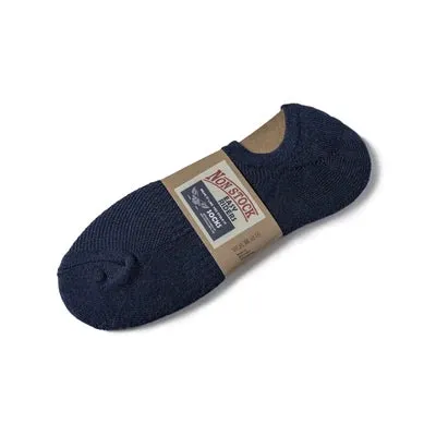 Thick Low Cut Colored Cotton Men's No Show Socks