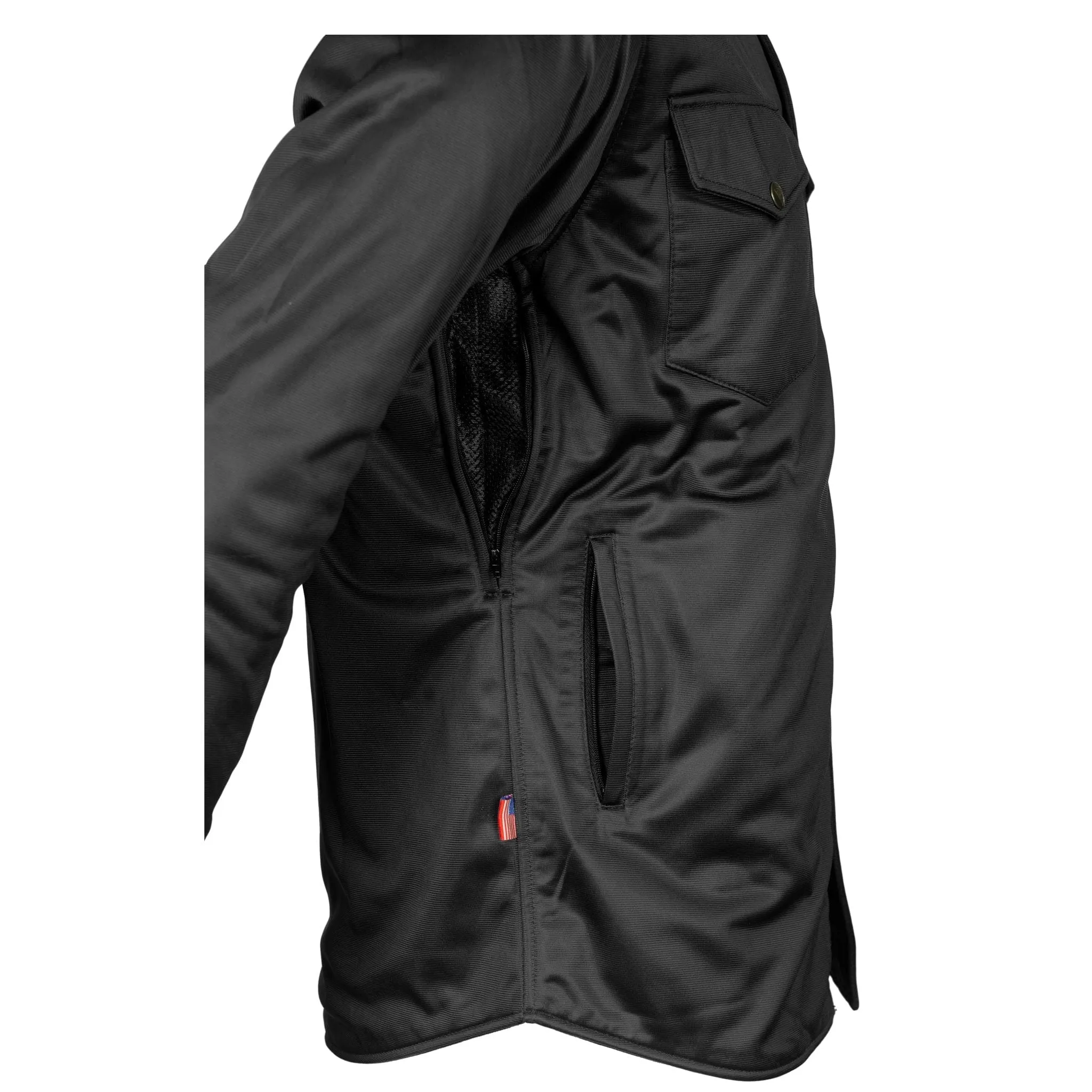 Ultra Protective Shirt - Black Solid with Pads