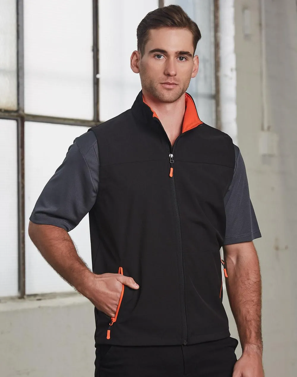 Winning Spirit Rosewall Soft Shell Vest Men's (JK45)