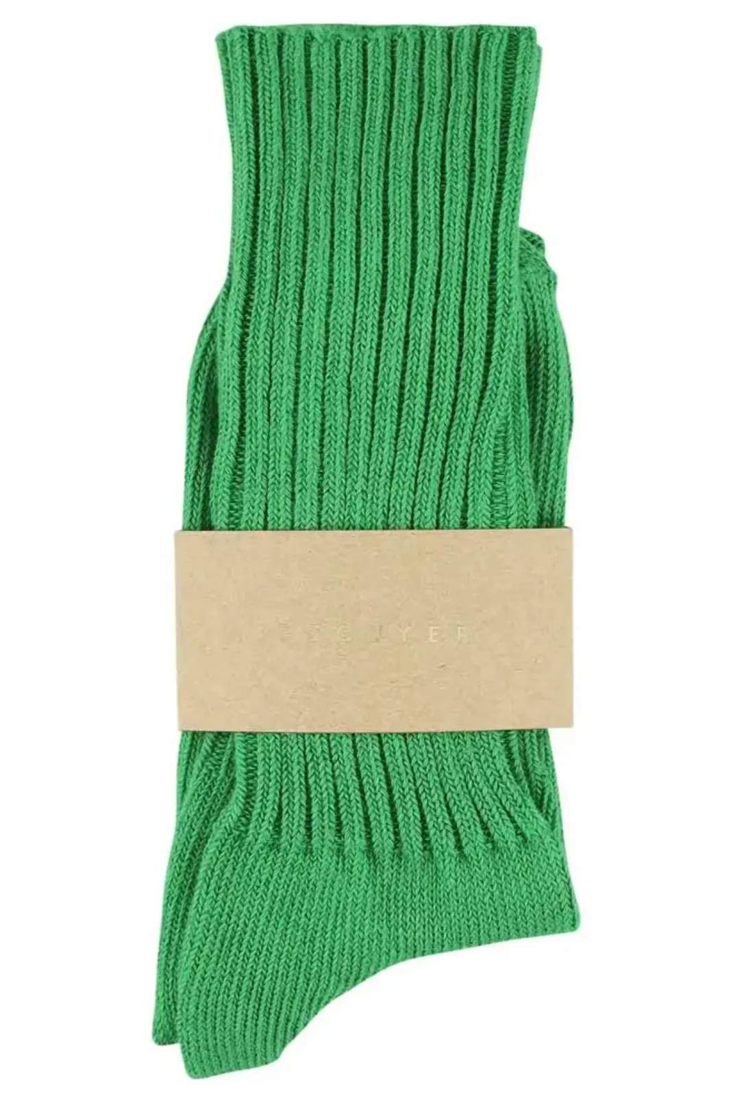 Women's Crew Socks, Bright Green